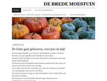 Tablet Screenshot of debredemoestuin.nl